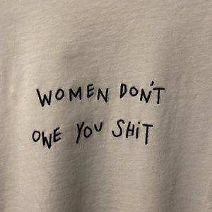 Feminist boxy tee